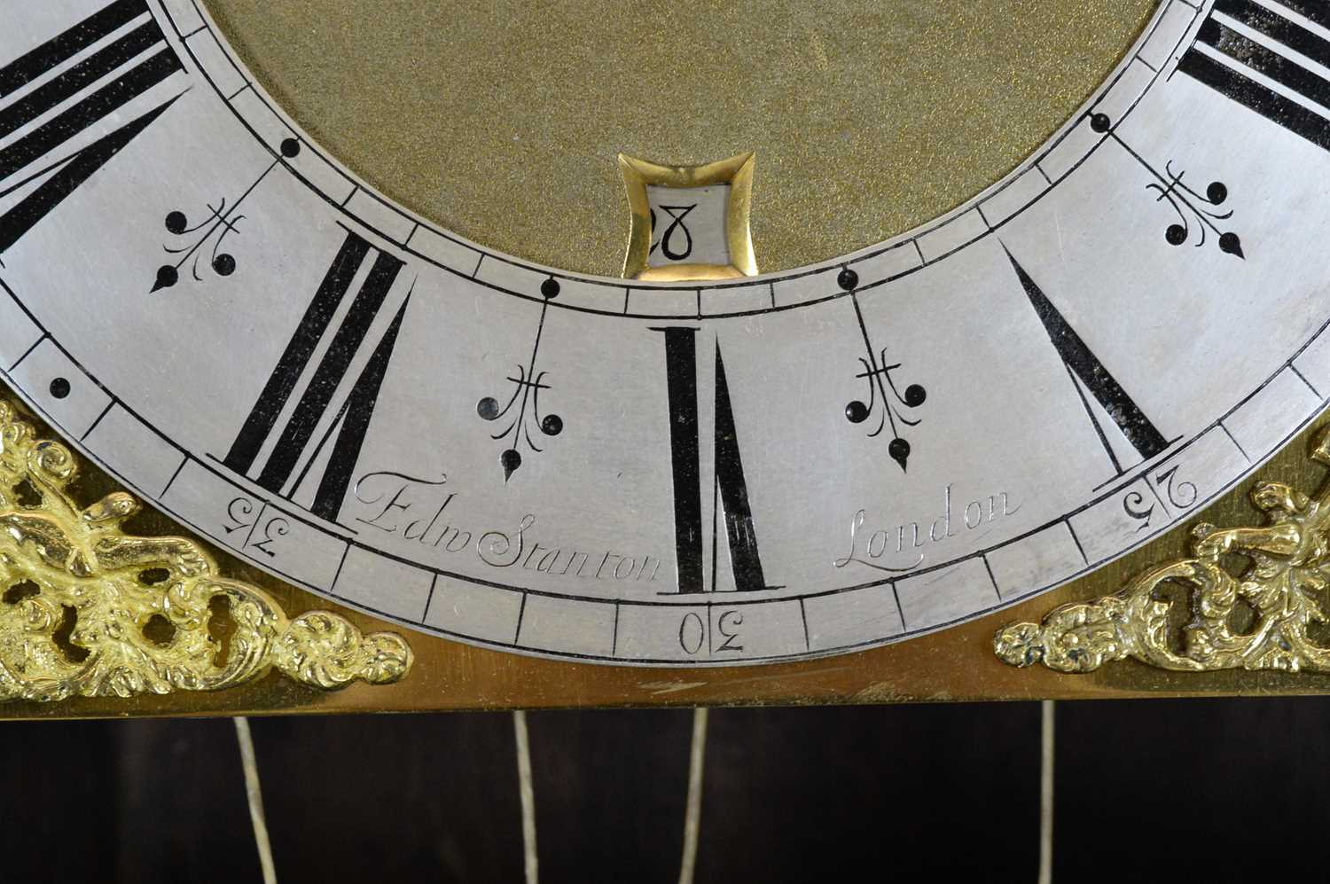 Edward Stanton, London: a burr walnut and walnut longcase clock. - Image 11 of 20