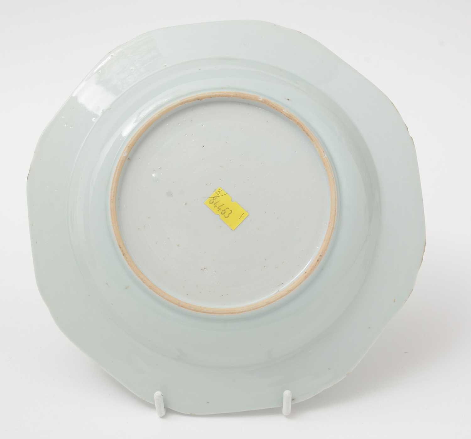 Chinese export meat plate, soup plate and a spoon - Image 6 of 7