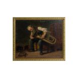 J. Wait Clark - The Musicians Workshop | oil