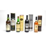 Four bottles of Malt Scotch Whisky