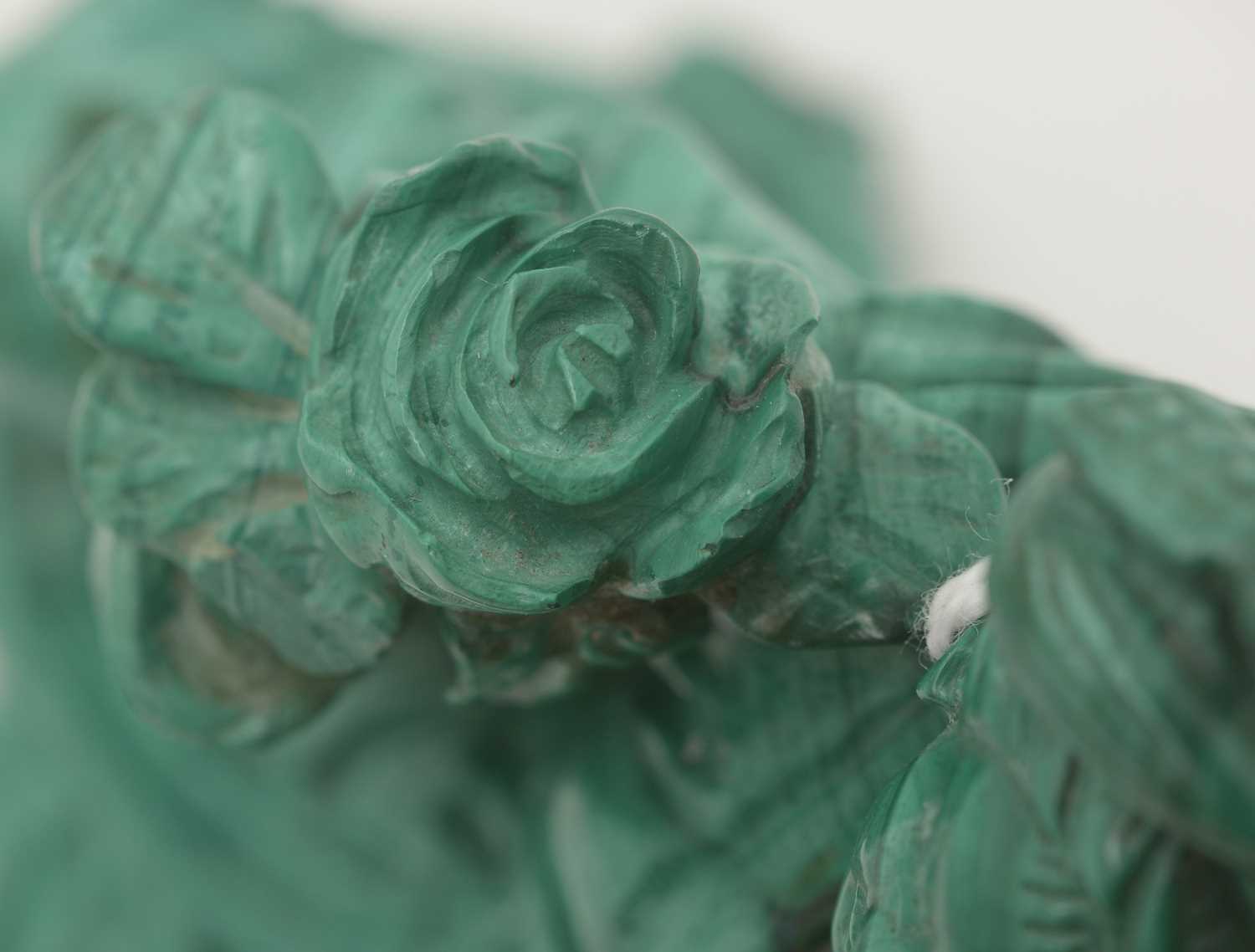 Chinese carved Malachite figure - Image 17 of 30