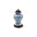 19th Century Chinese blue and white vase