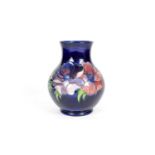 Moorcroft Anemone pattern vase