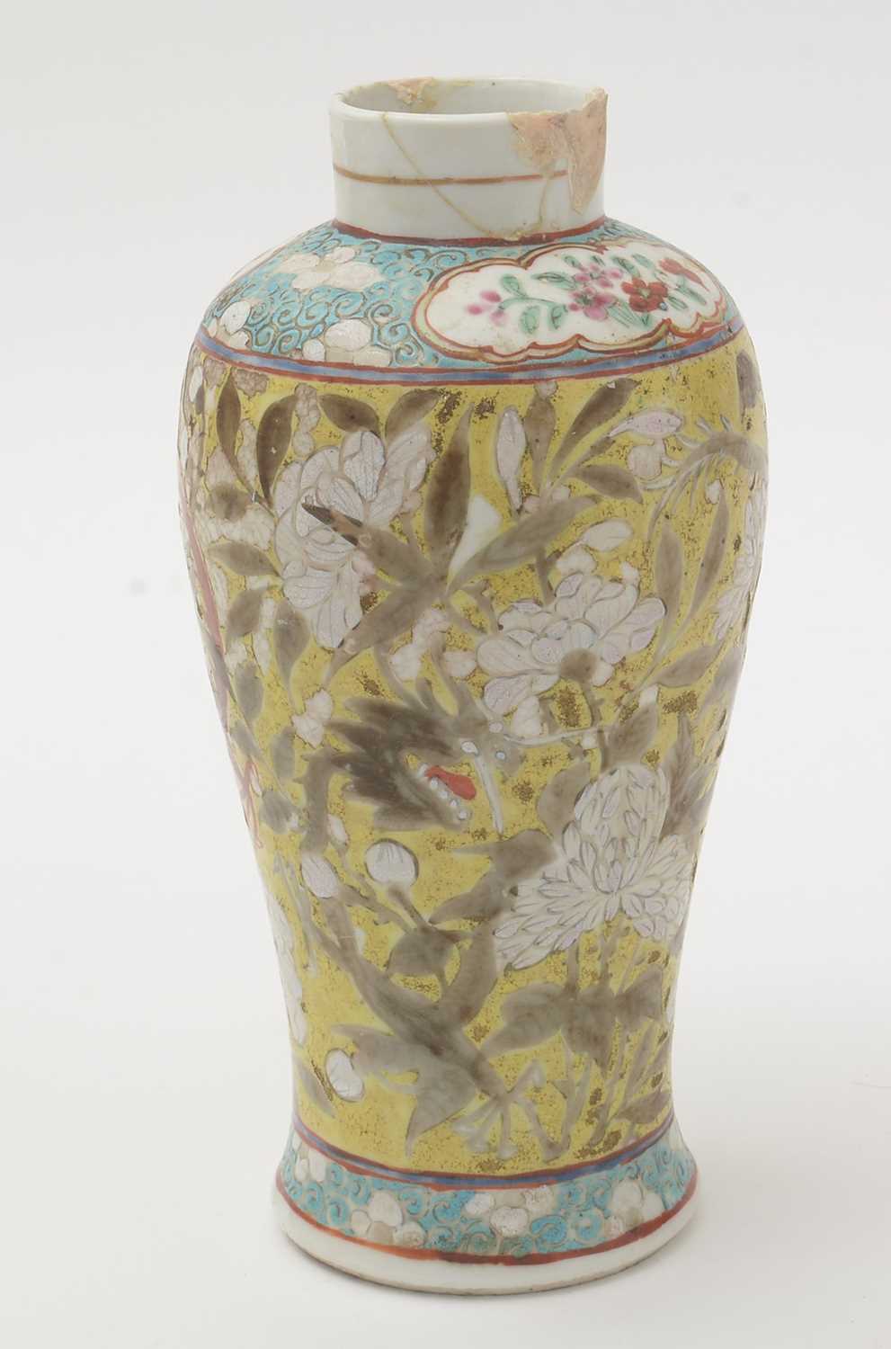 Canton bowl, vase and cover. - Image 13 of 15