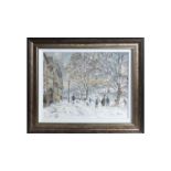 Peter Knox - A Winter Wonderland in the City | oil