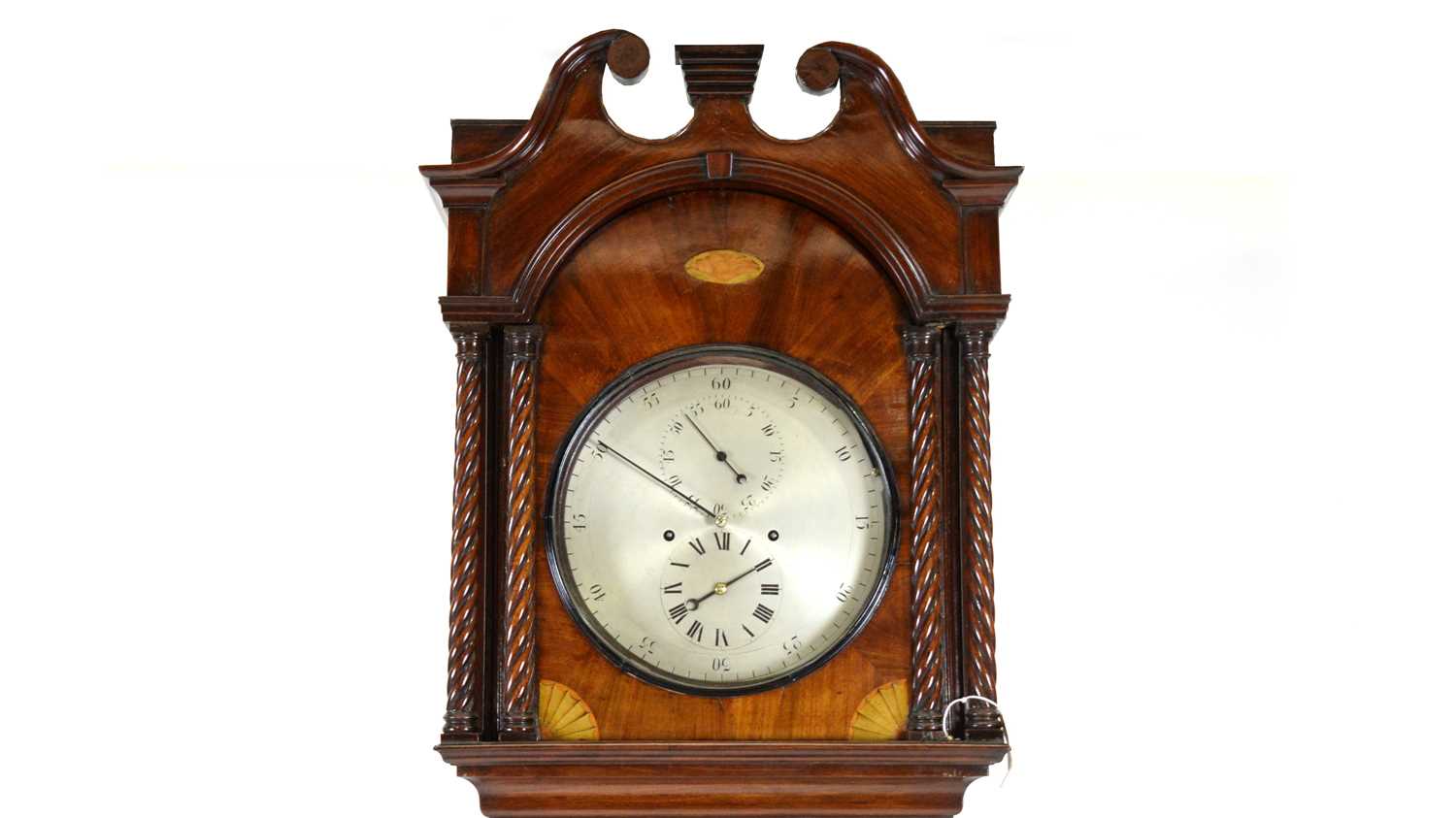A Victorian inlaid mahogany striking domestic longcase regulator, - Image 2 of 11