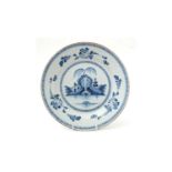 Delft blue and white charger