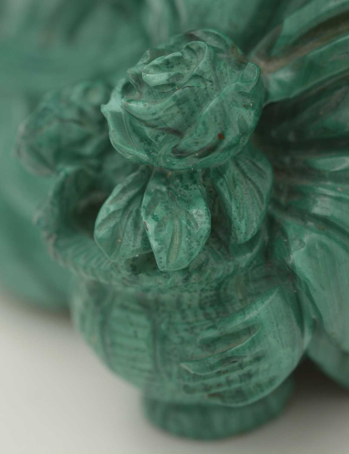 Chinese carved Malachite figure - Image 22 of 30