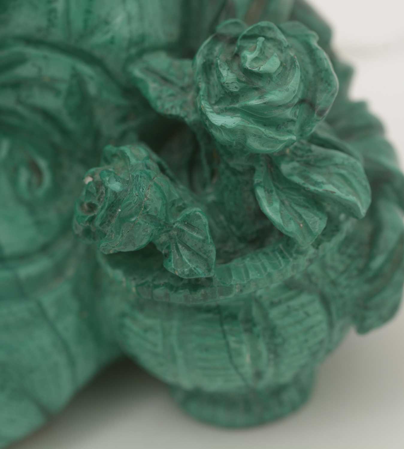 Chinese carved Malachite figure - Image 23 of 30