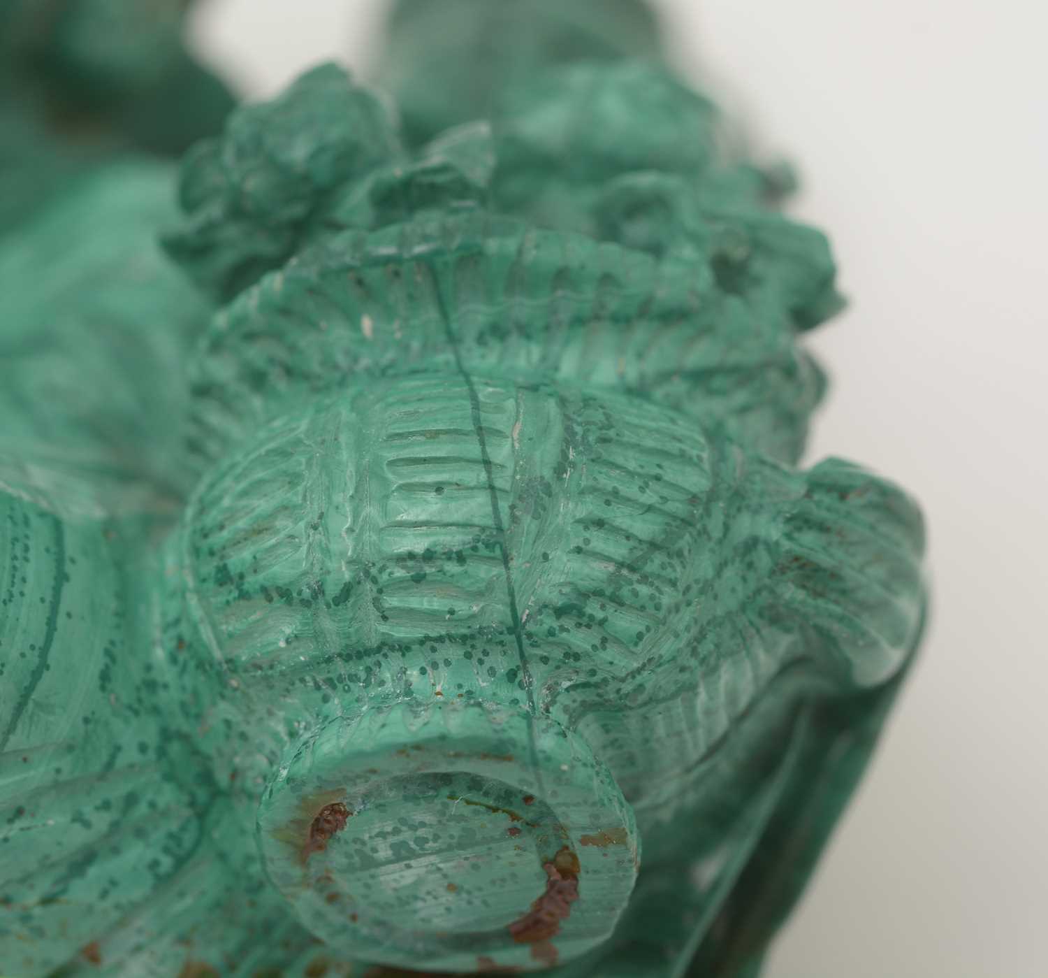 Chinese carved Malachite figure - Image 24 of 30