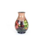 Moorcroft Clematis flambe vase