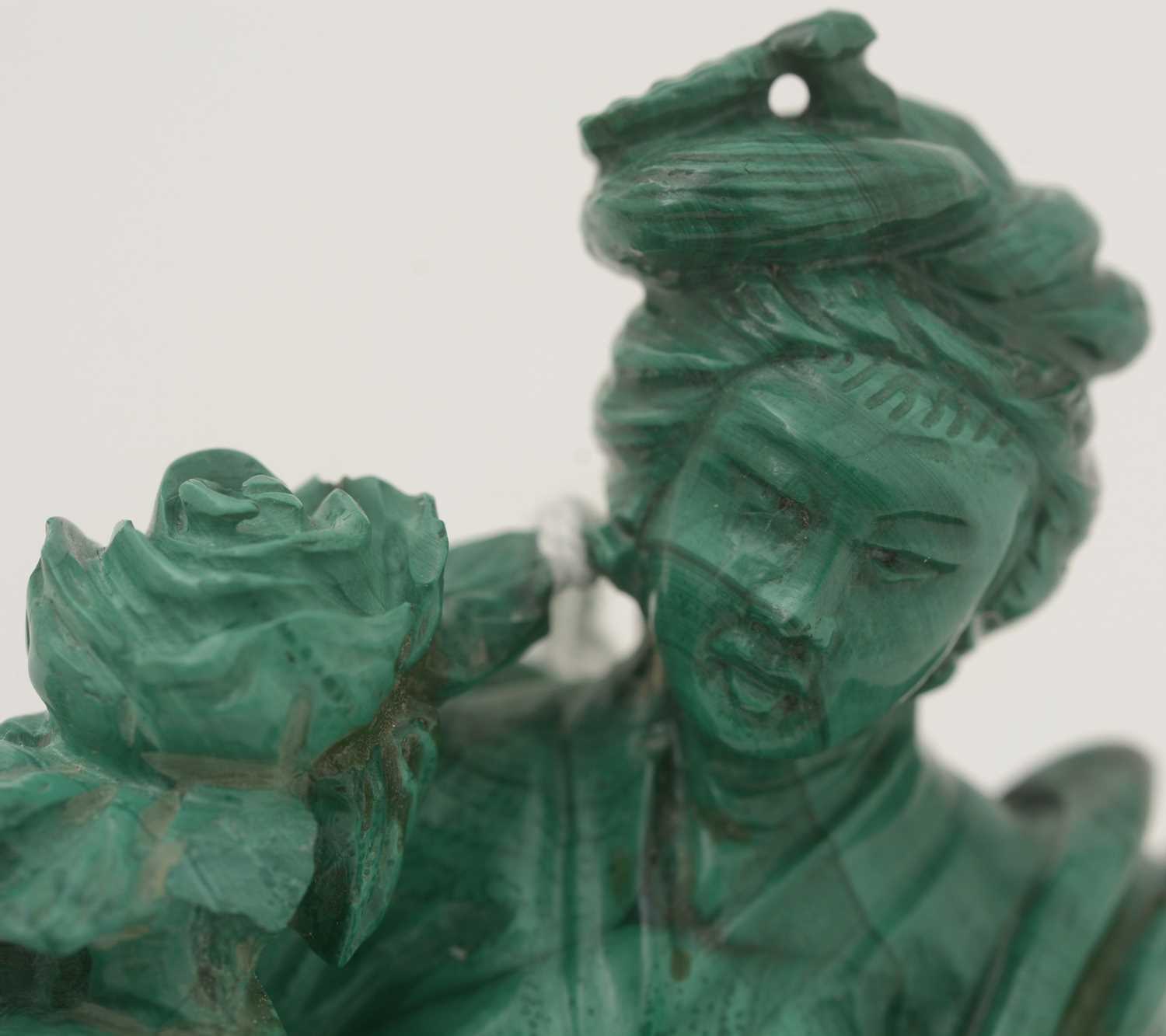 Chinese carved Malachite figure - Image 20 of 30