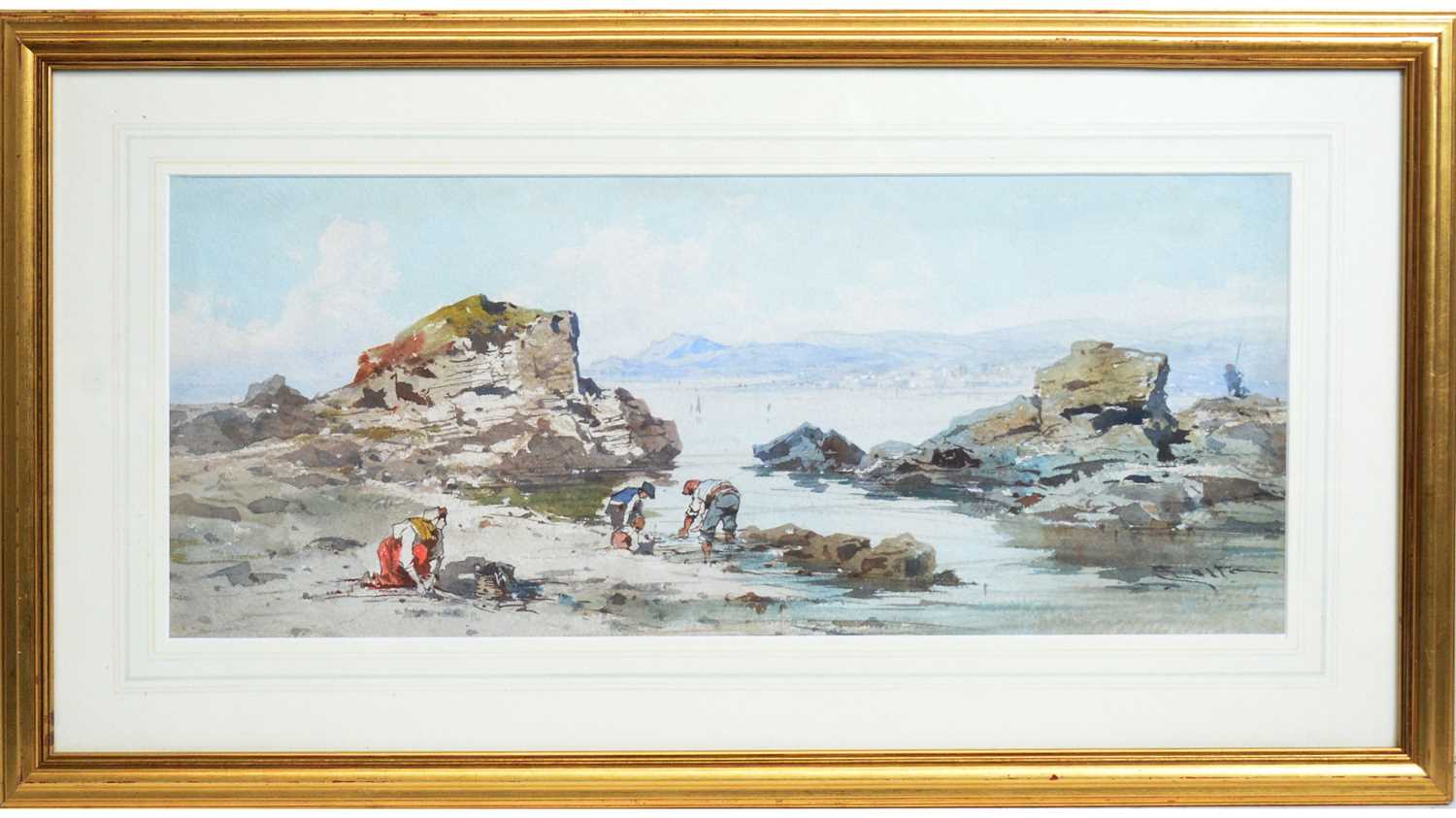 Emmanuel Costa - Mediterranean Rockpooling | watercolour