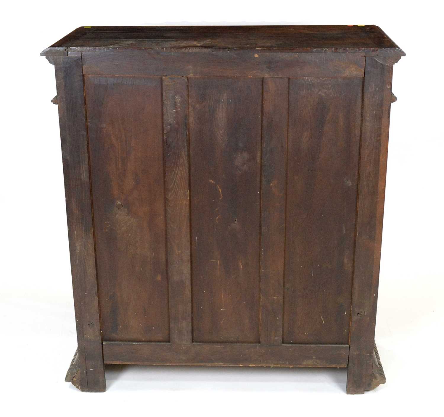 A richly carved Victorian oak side/pier cabinet with a sporting theme. - Image 21 of 37