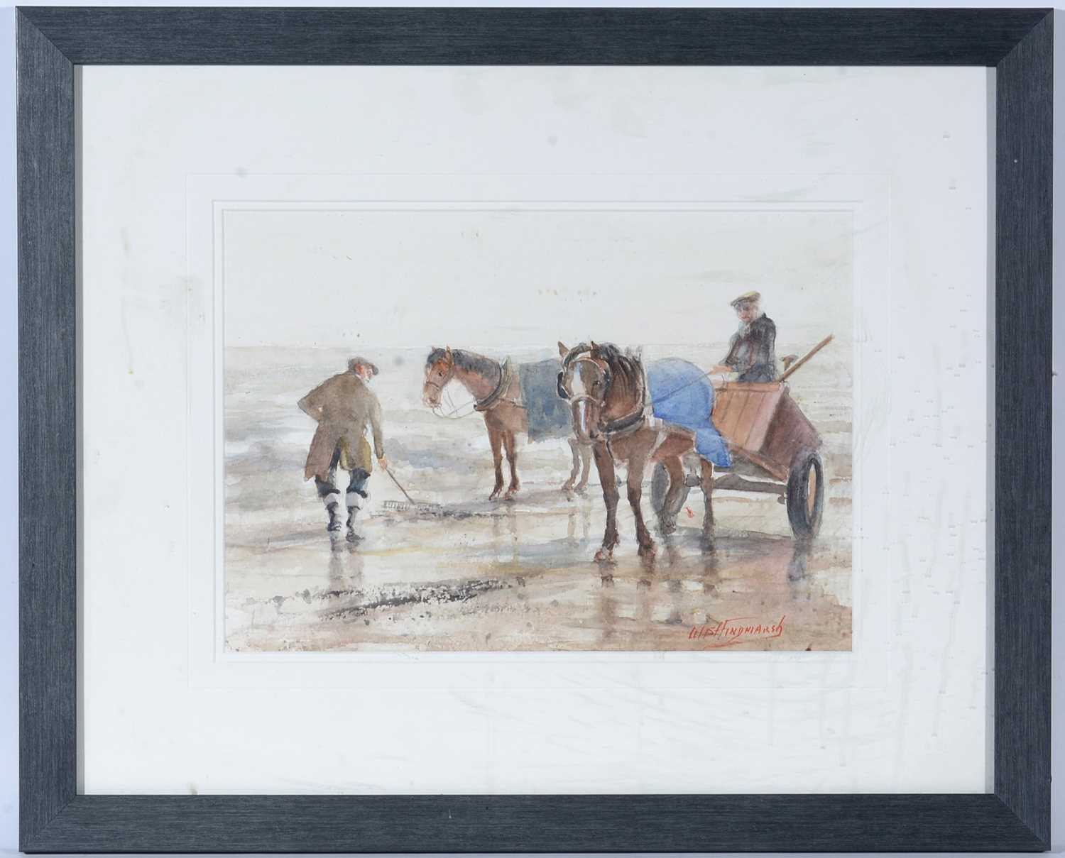 William Hindmarsh - Cockle Fishing | watercolour - Image 2 of 5