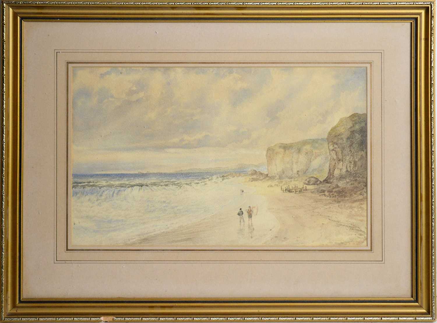 After David Cox - On the Cornish Coast | watercolour - Image 2 of 4