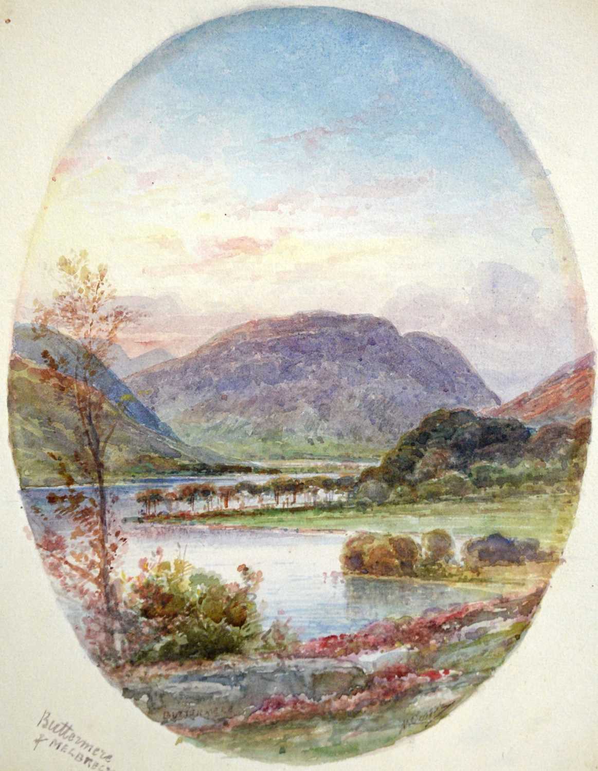 Malcolm Crosse - Buttermere, and Honister Cragg; English Lake District | watercoloour - Image 4 of 6