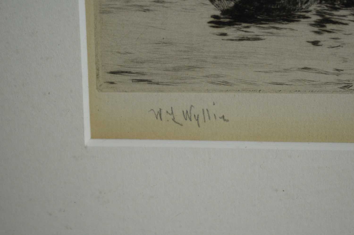 William Lionel Wyllie - The Wind Falls Light | etching - Image 4 of 5