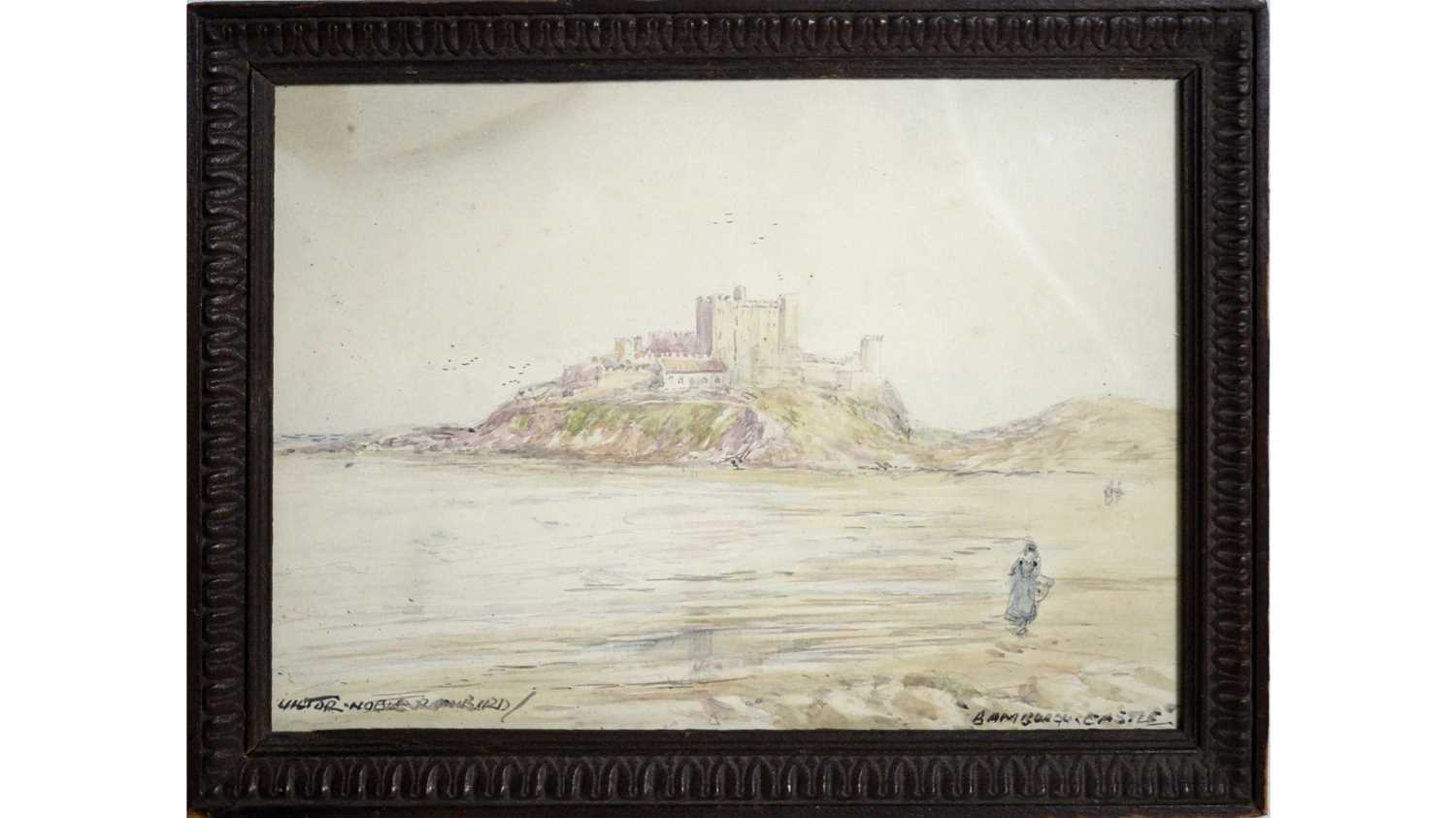 Victor Noble Rainbird - Bamburgh Castle | watercolour