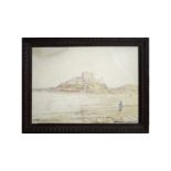 Victor Noble Rainbird - Bamburgh Castle | watercolour