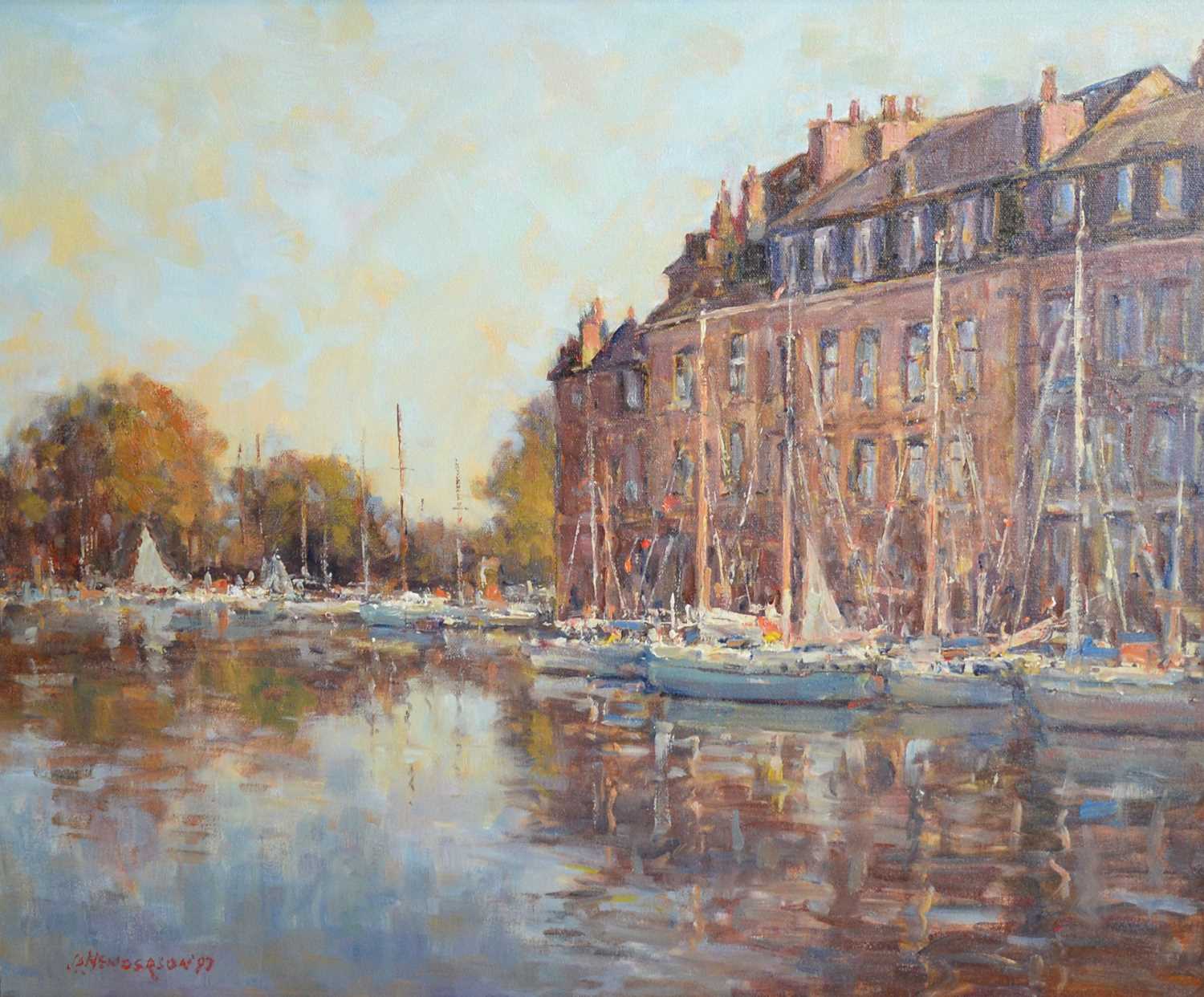 J. D. Henderson - The Harbour; Evening | oil - Image 3 of 5