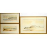 G. E. W. Crookes - Three North East Coastal Views | watercolour