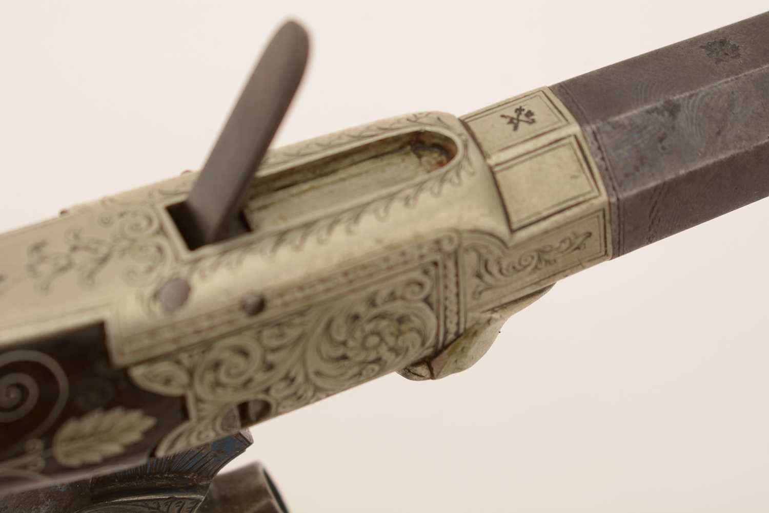 A cased pair of 19th Century percussion pistols, by Smith, - Image 17 of 51