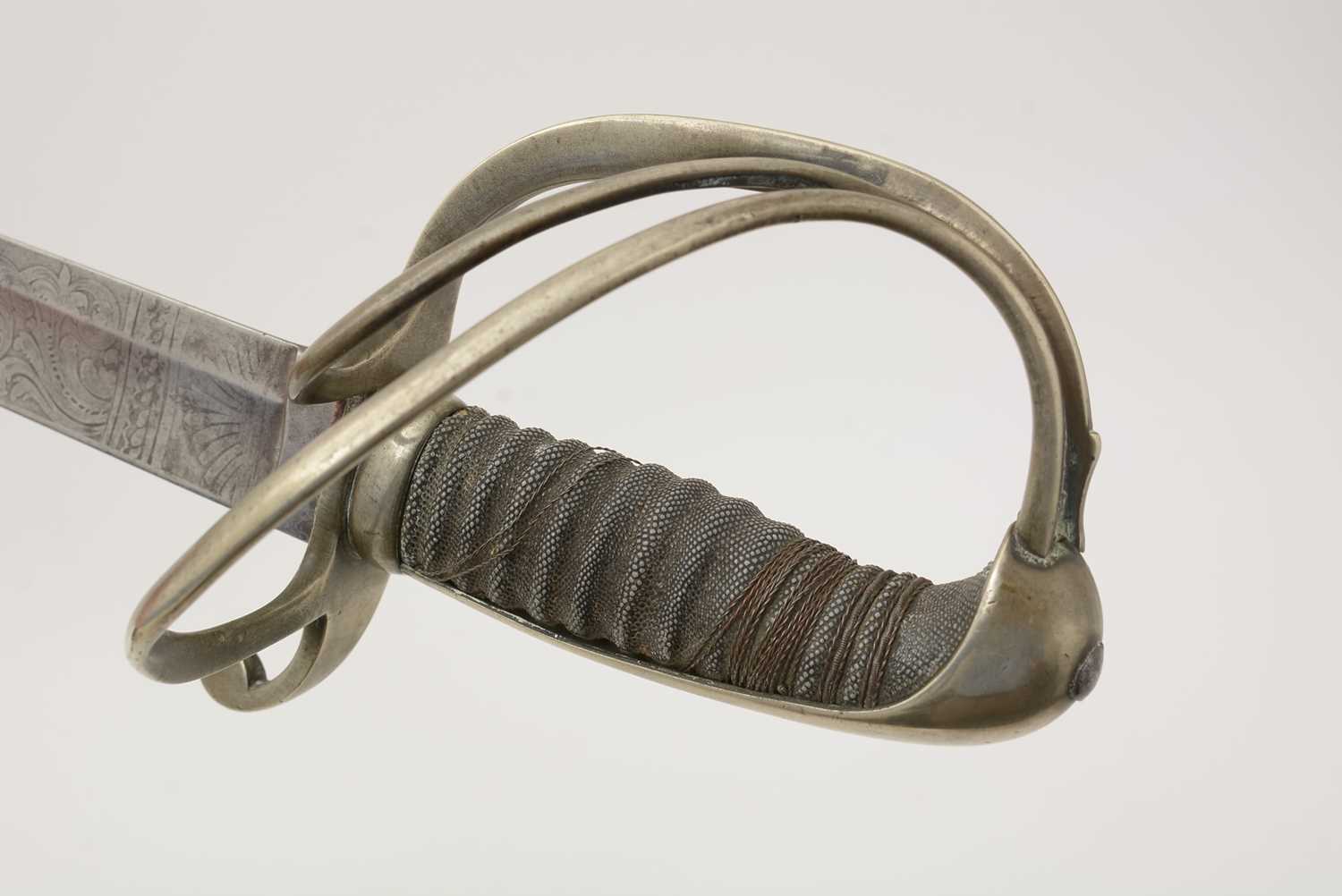 A first half 19th Century British Cavalry Officer's sword, - Image 12 of 14