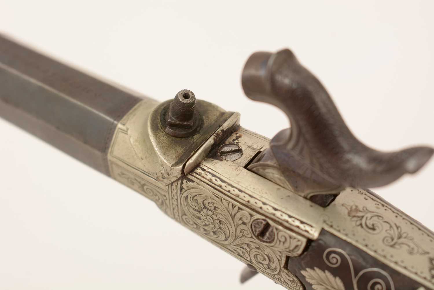 A cased pair of 19th Century percussion pistols, by Smith, - Image 33 of 51