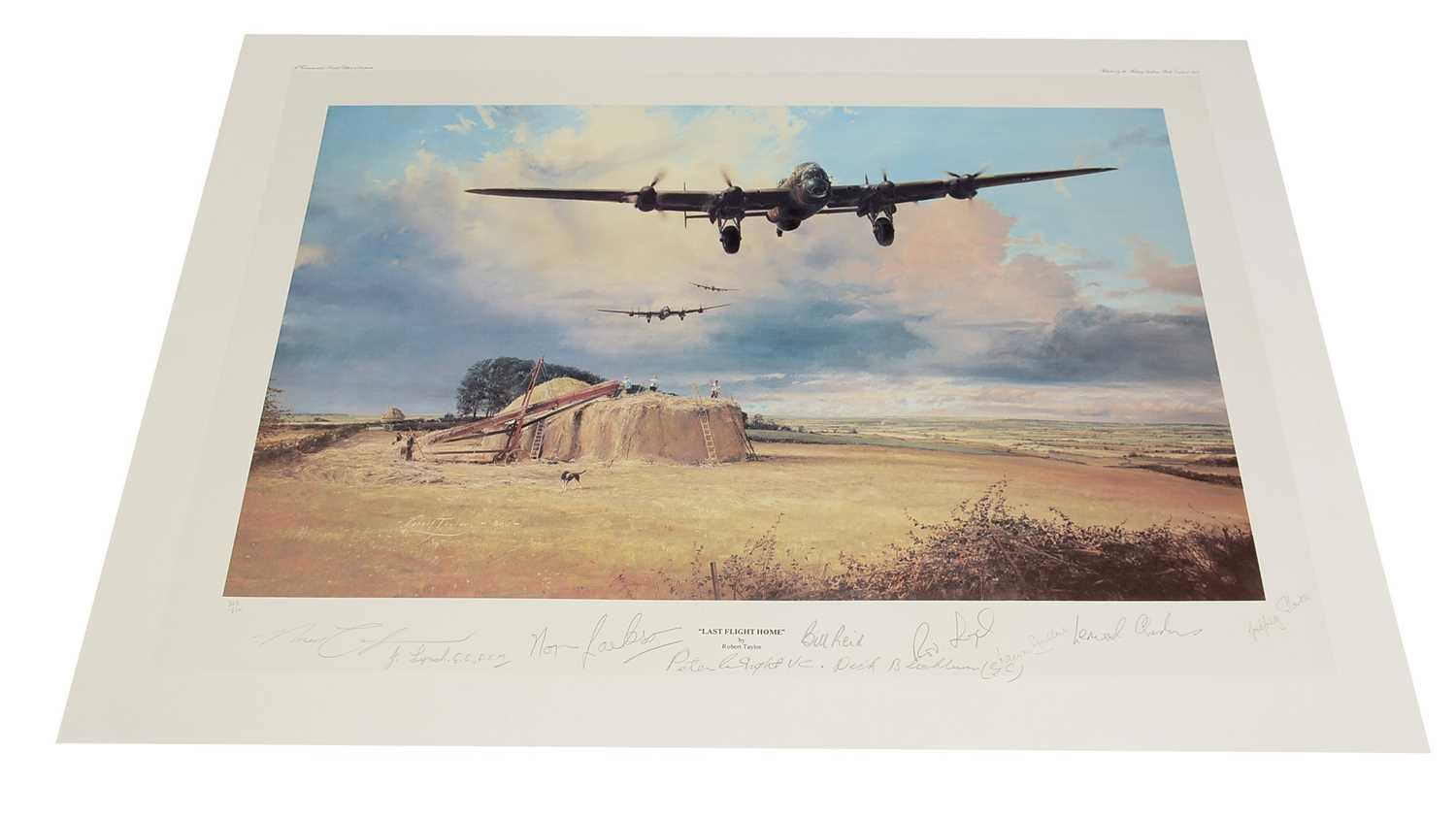 Limited edition print after Robert Taylor 'Last Flight Home',