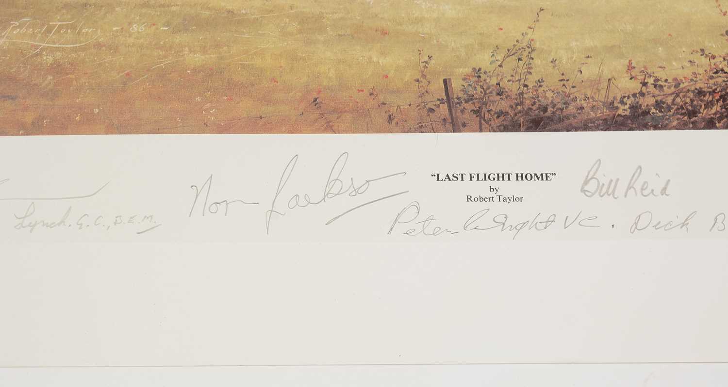 Limited edition print after Robert Taylor 'Last Flight Home', - Image 3 of 7