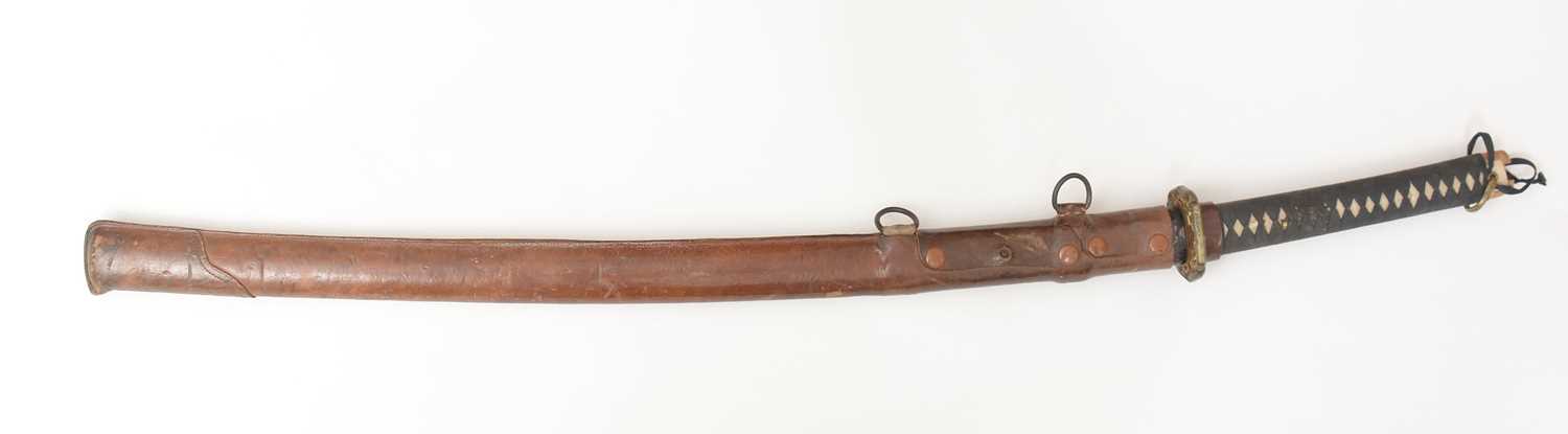 WWII Japanese Officer's katana, - Image 8 of 39