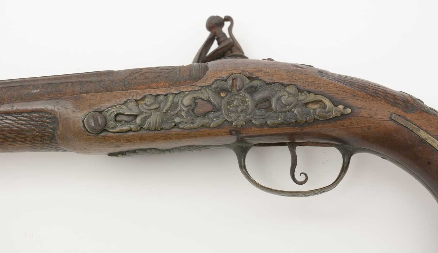A late 18th Century flintlock pistol, - Image 9 of 13