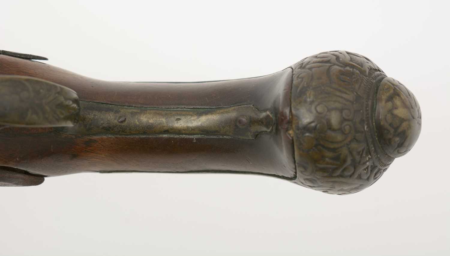 A late 18th Century flintlock pistol, - Image 7 of 13