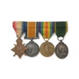 A First World War and later group of medals, awarded to 1670 Sapper F.E. Baker, Royal Engineers,