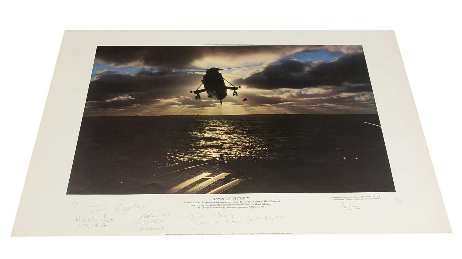 Dawn of Victory, a signed photographic print