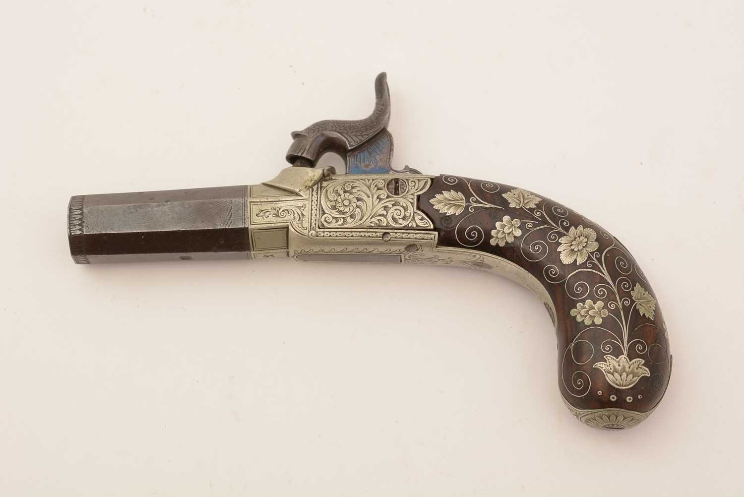 A cased pair of 19th Century percussion pistols, by Smith, - Image 3 of 51