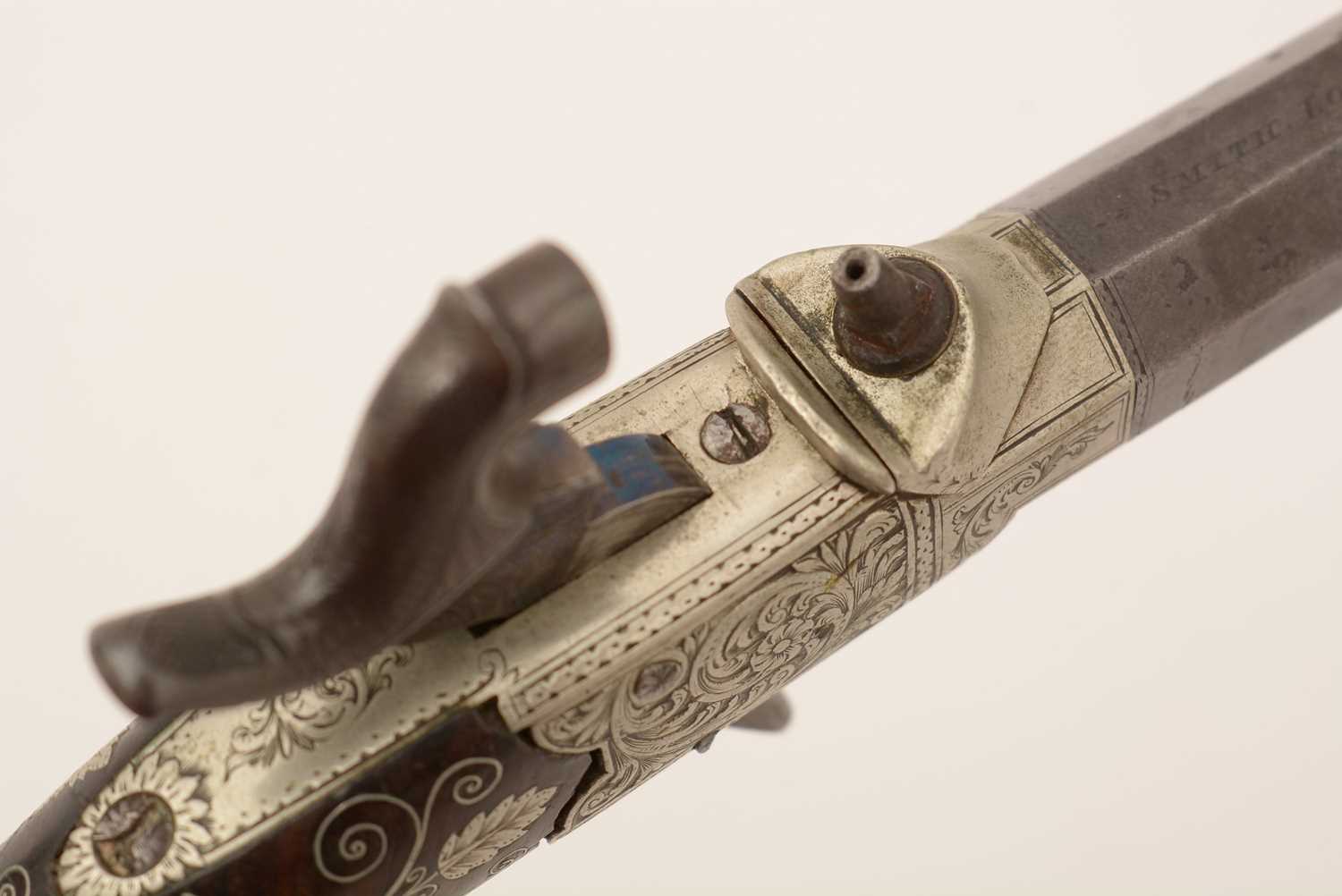 A cased pair of 19th Century percussion pistols, by Smith, - Image 13 of 51