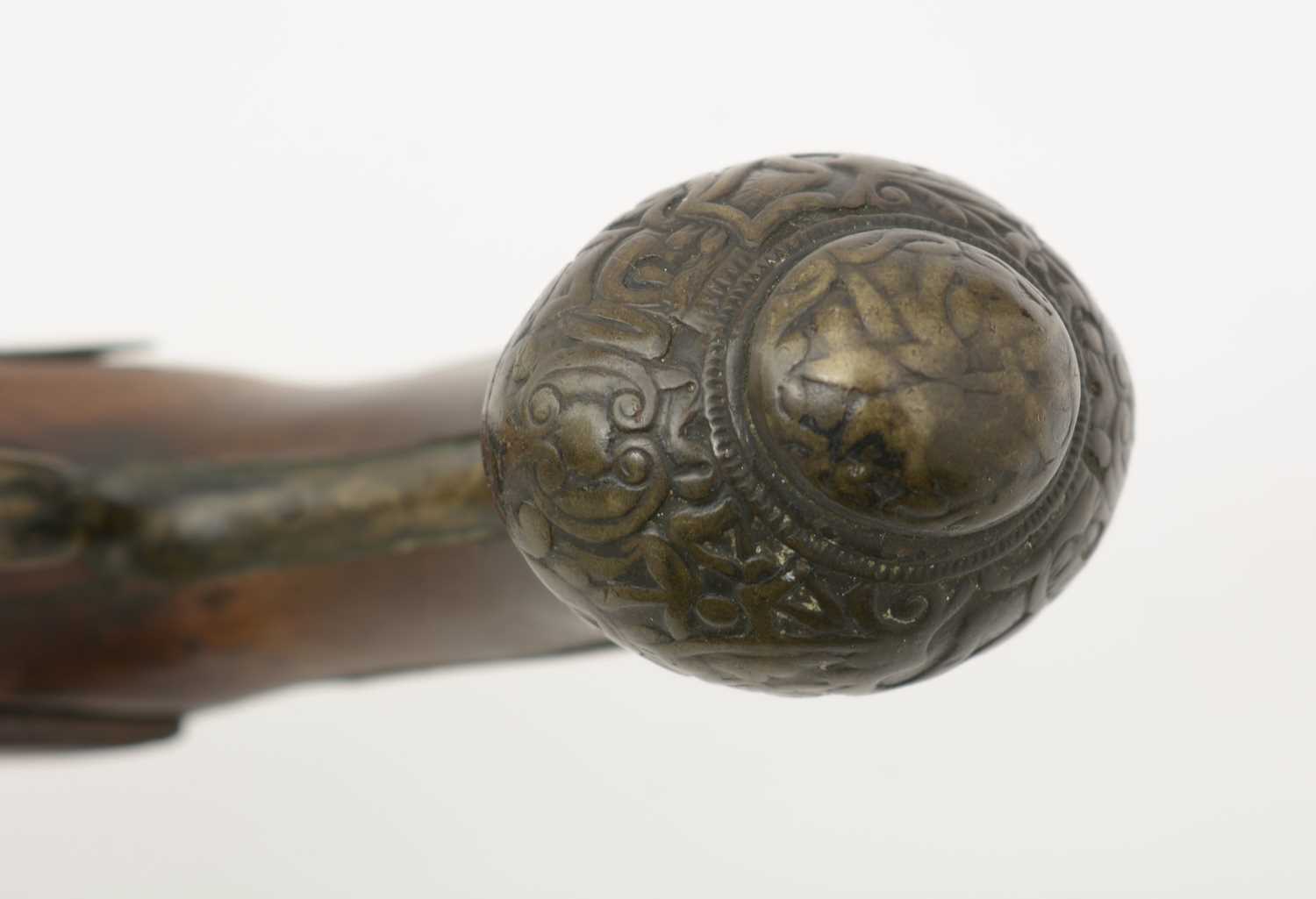A late 18th Century flintlock pistol, - Image 6 of 13