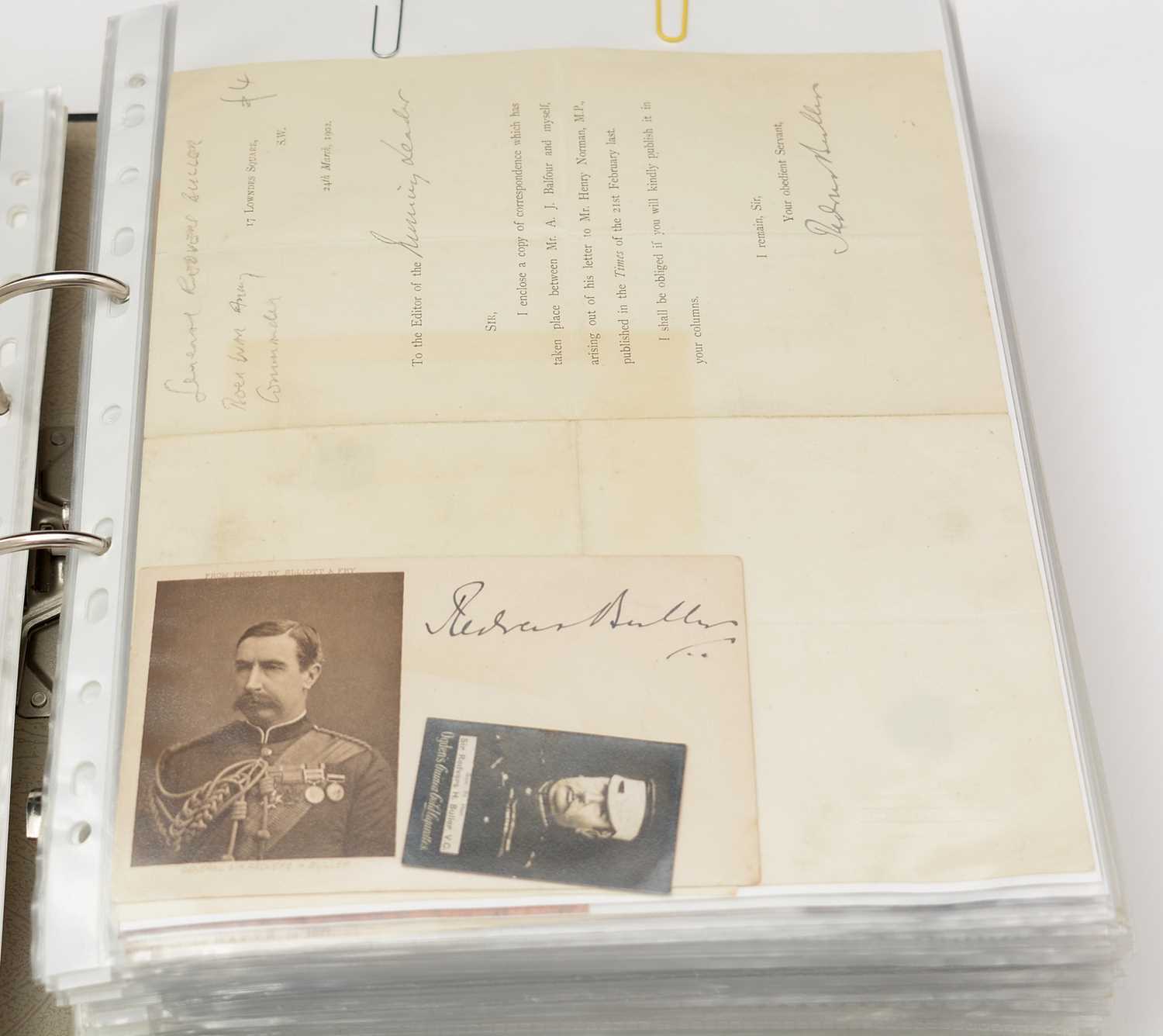 A large collection of Victoria Cross interest signatures and other ephemera - Image 2 of 4