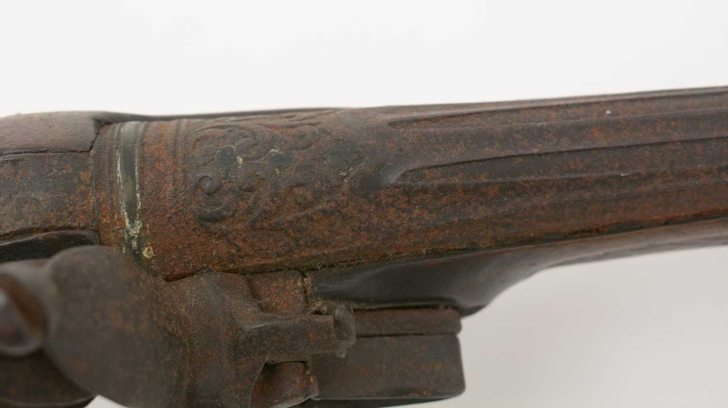 A late 18th Century flintlock pistol, - Image 12 of 13