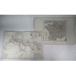 Two 18th century map engravings