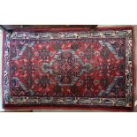 An old Persian Hamadan rug