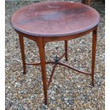 An Edwardian circular occasional table