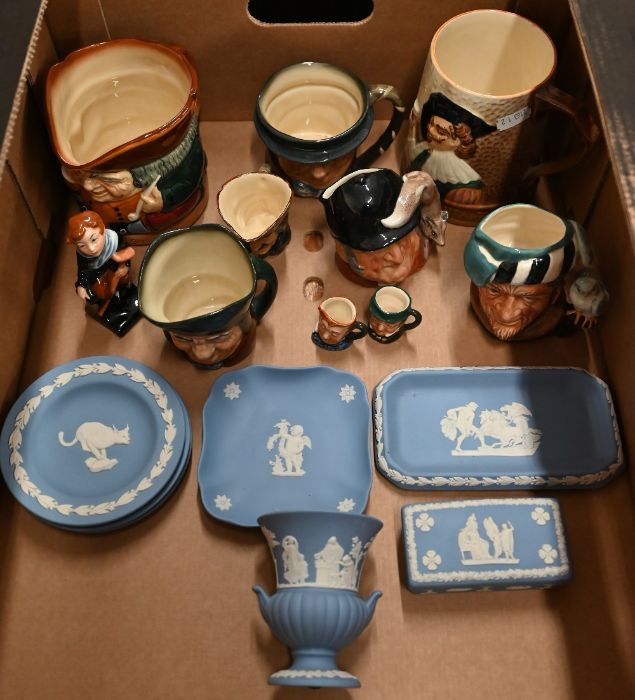 Four Royal Doulton small character jugs