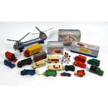 Collection of Dinky vehicles