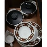 A 1960s design Meakin Studio pottery dinner service