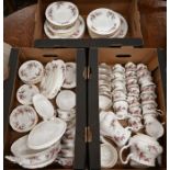 An extensive Royal Albert Lavender Rose tea/coffee/dinner service