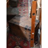 An old pine ditty box and spirit level (2)