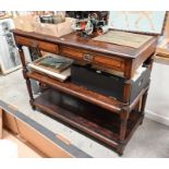 A late 19th century mahogany buffet